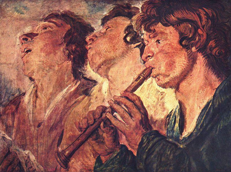 Jacob Jordaens Three Musicians China oil painting art